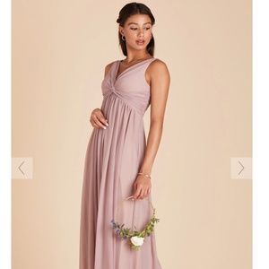 Floor Length Mauve Dress